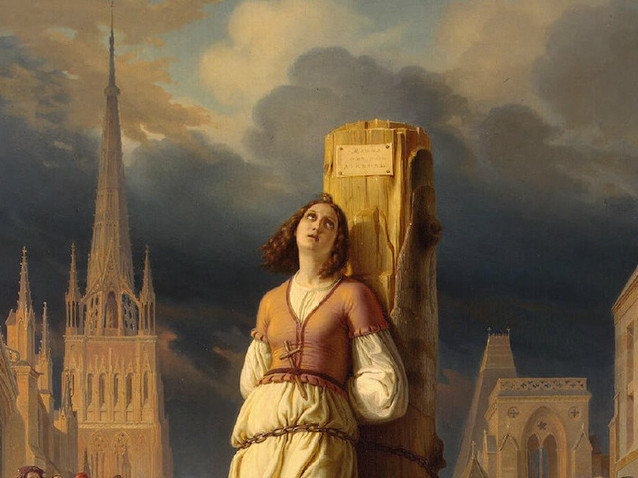 Jeanne d’Arc au bûcher