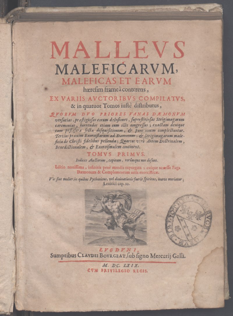 INSTITORIS et SPRANGER, Malleus Maleficarum, édition lyonnaise de 1669